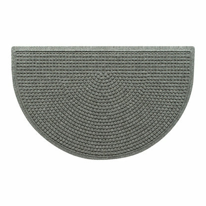 WaterHog® Indoor/Outdoor Cubes Half-Round Doormat, 24" x 39" | Plow & Hearth