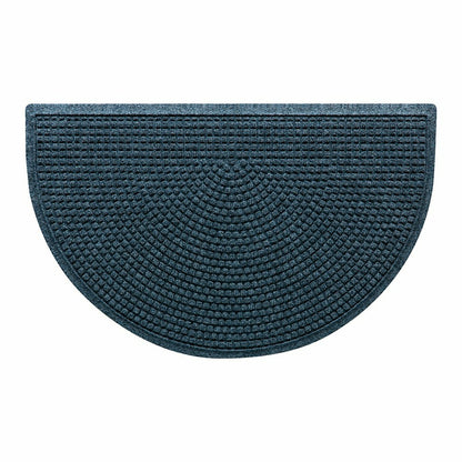 WaterHog® Indoor/Outdoor Cubes Half-Round Doormat, 24" x 39" | Plow & Hearth