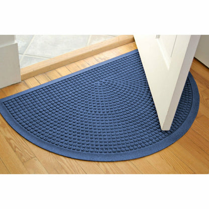 WaterHog® Indoor/Outdoor Cubes Half-Round Doormat, 24" x 39" | Plow & Hearth
