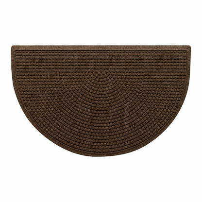 WaterHog® Indoor/Outdoor Cubes Half-Round Doormat, 24" x 39" | Plow & Hearth
