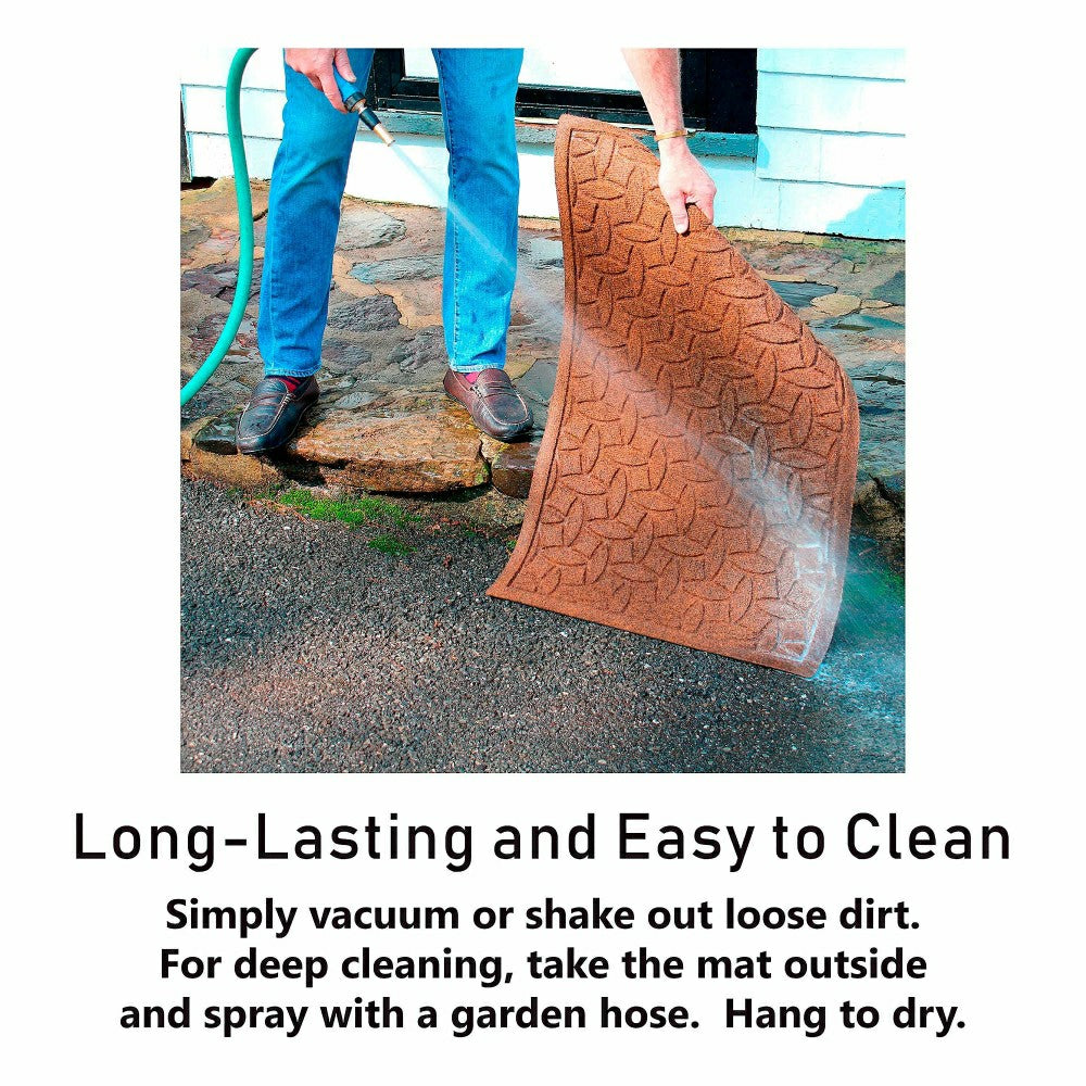 WaterHog® Indoor/Outdoor Leaves Doormat, 22" x 60" | Plow & Hearth