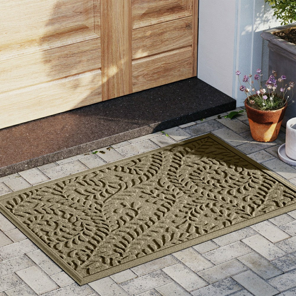 WaterHog® Indoor/Outdoor Leaves Doormat, 22" x 60" | Plow & Hearth