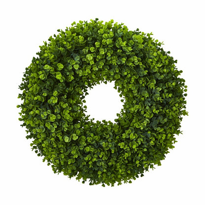 25” Eucalyptus Artificial Wreath | Plow & Hearth