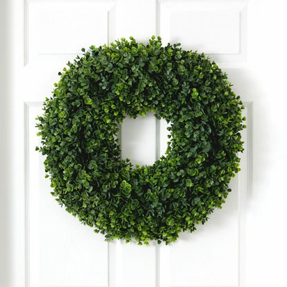 25” Eucalyptus Artificial Wreath | Plow & Hearth