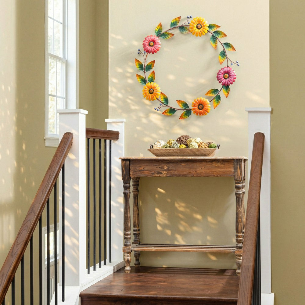Colorful Floral Wreath | Plow & Hearth