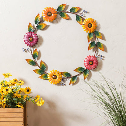Colorful Floral Wreath | Plow & Hearth