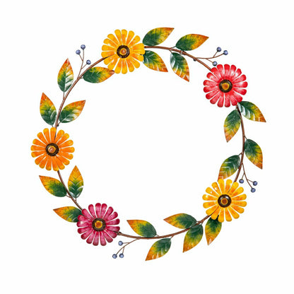 Colorful Floral Wreath | Plow & Hearth