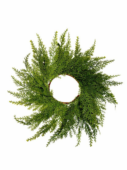 Mini Cedar Christmas Wreath | Plow & Hearth