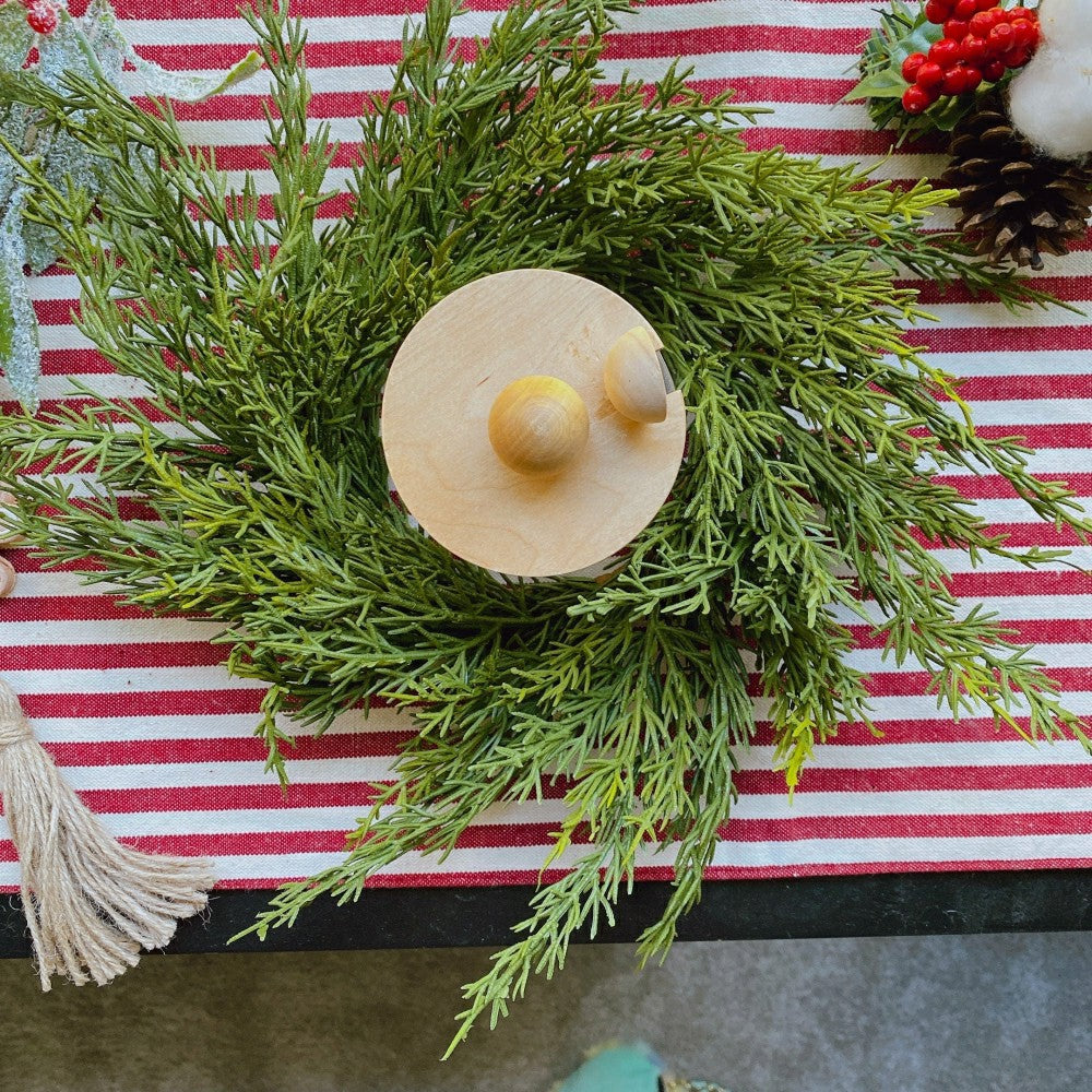 Mini Cedar Christmas Wreath | Plow & Hearth
