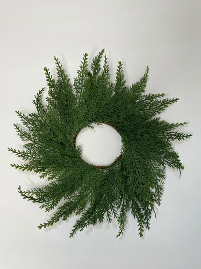 Mini Cedar Christmas Wreath | Plow & Hearth
