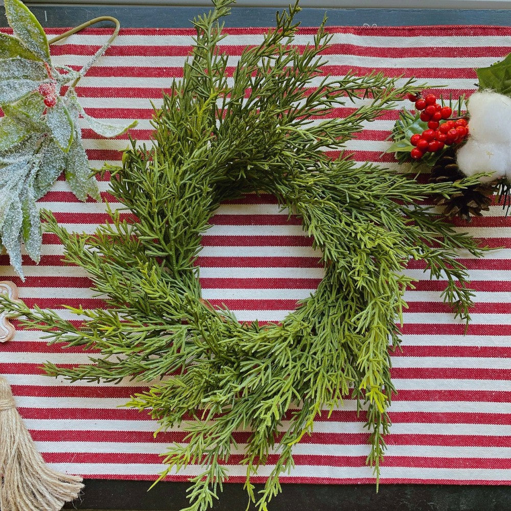 Mini Cedar Christmas Wreath | Plow & Hearth