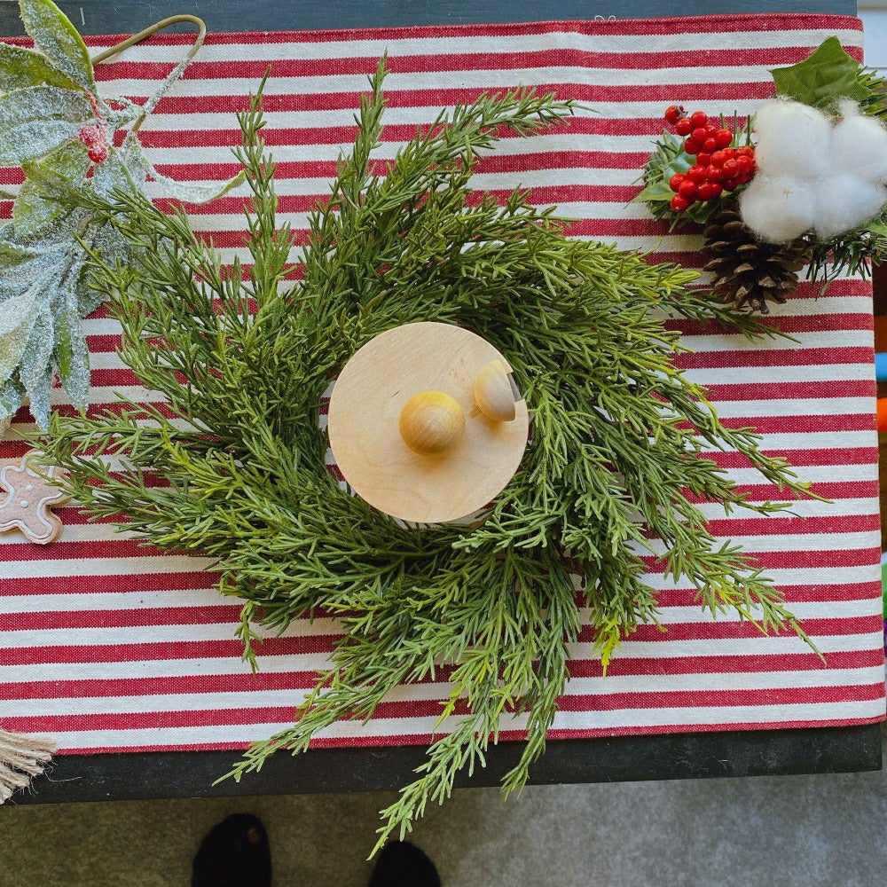 Mini Cedar Christmas Wreath | Plow & Hearth
