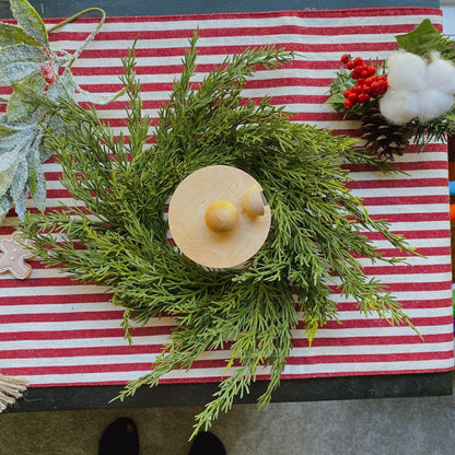 Mini Cedar Christmas Wreath | Plow & Hearth