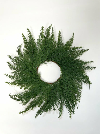 Mini Cedar Christmas Wreath | Plow & Hearth