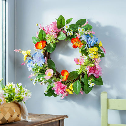 Petal & Plow Wreath Artificial Floral, 20" | Plow & Hearth