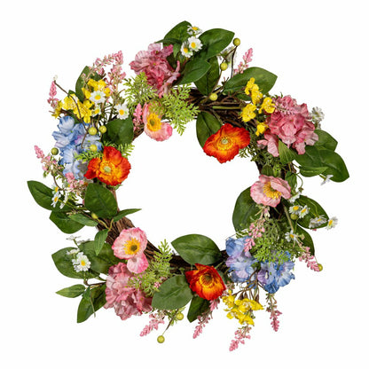 Petal & Plow Wreath Artificial Floral, 20" | Plow & Hearth