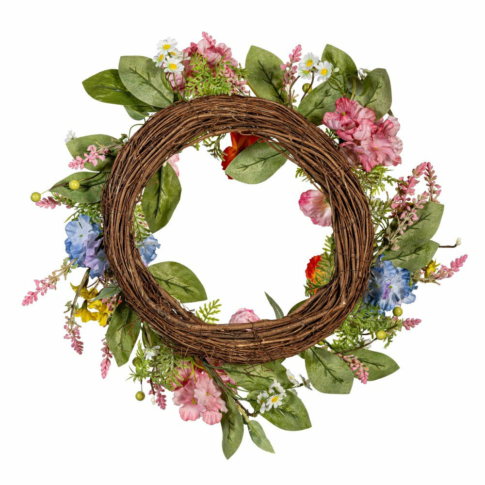 Petal & Plow Wreath Artificial Floral, 20" | Plow & Hearth