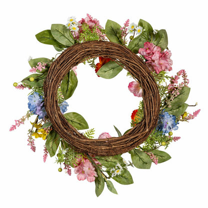 Petal & Plow Wreath Artificial Floral, 20" | Plow & Hearth