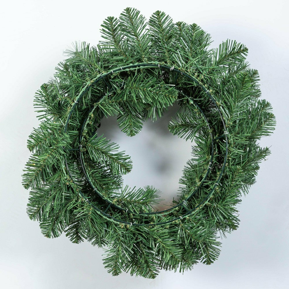 Holiday Porch-In-A-Box Lighted Montfair Pine Decorating Set | Plow & Hearth