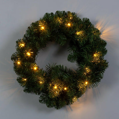 Holiday Porch-In-A-Box Lighted Montfair Pine Decorating Set | Plow & Hearth