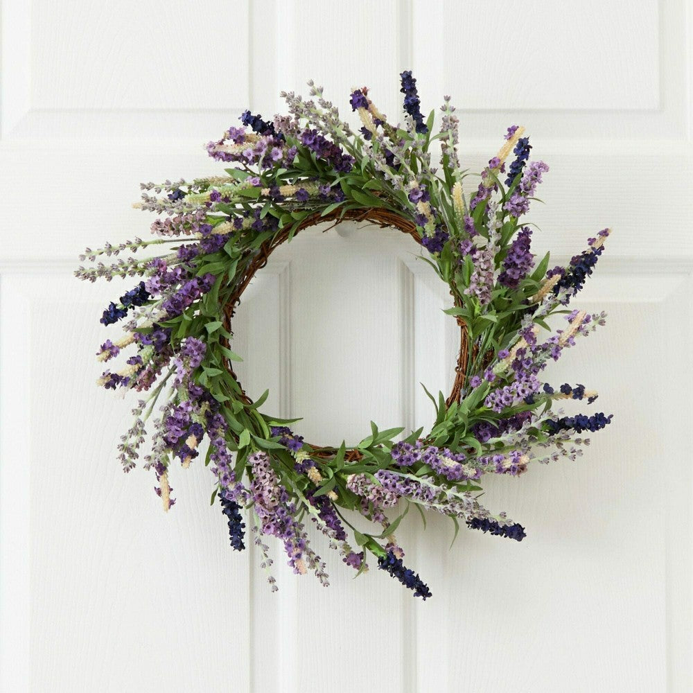 Lavender Wreath, 20" | Plow & Hearth