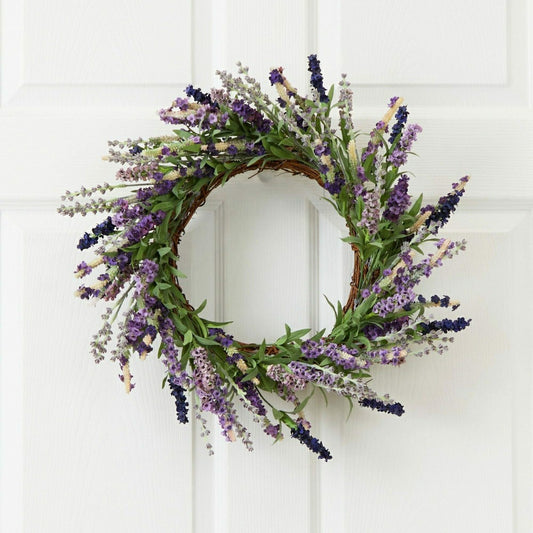 Lavender Wreath, 20" | Plow & Hearth