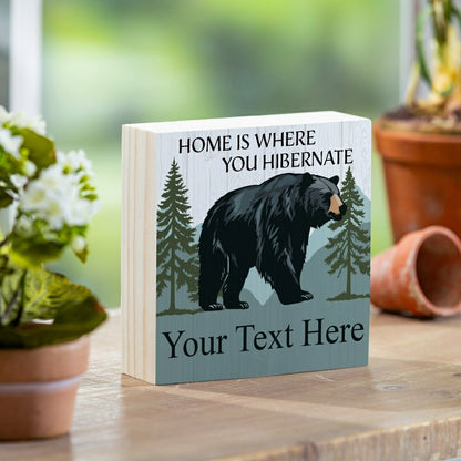 Northwoods Black Bear Mini Plock (6"x6”x1.9“) | Plow & Hearth