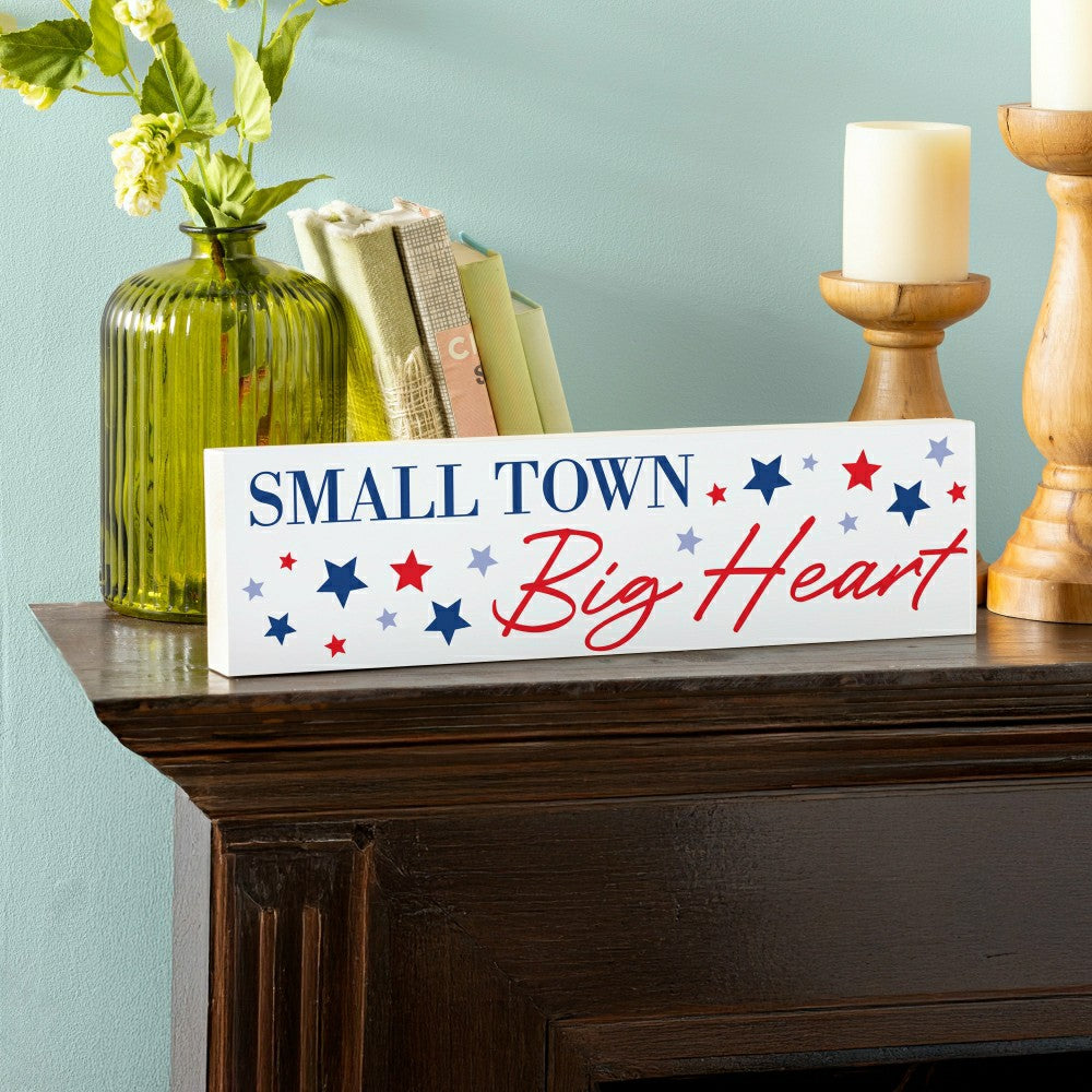 Americana Mantle Signs (18"x5" ) | Plow & Hearth