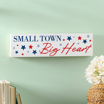 Americana Mantle Signs (18"x5" ) | Plow & Hearth