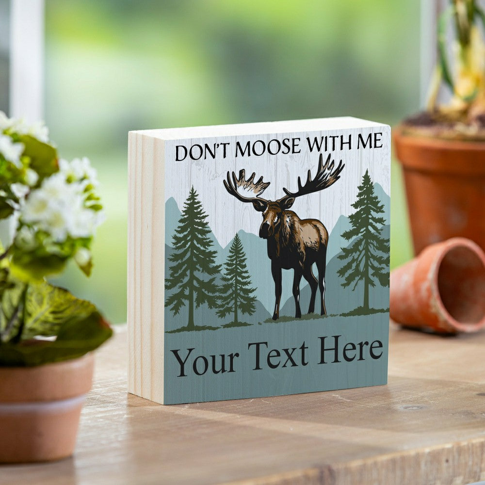 Northwoods PNW Outdoor Sentiments Mini Plock (6"x6”x1.9“) | Plow & Hearth