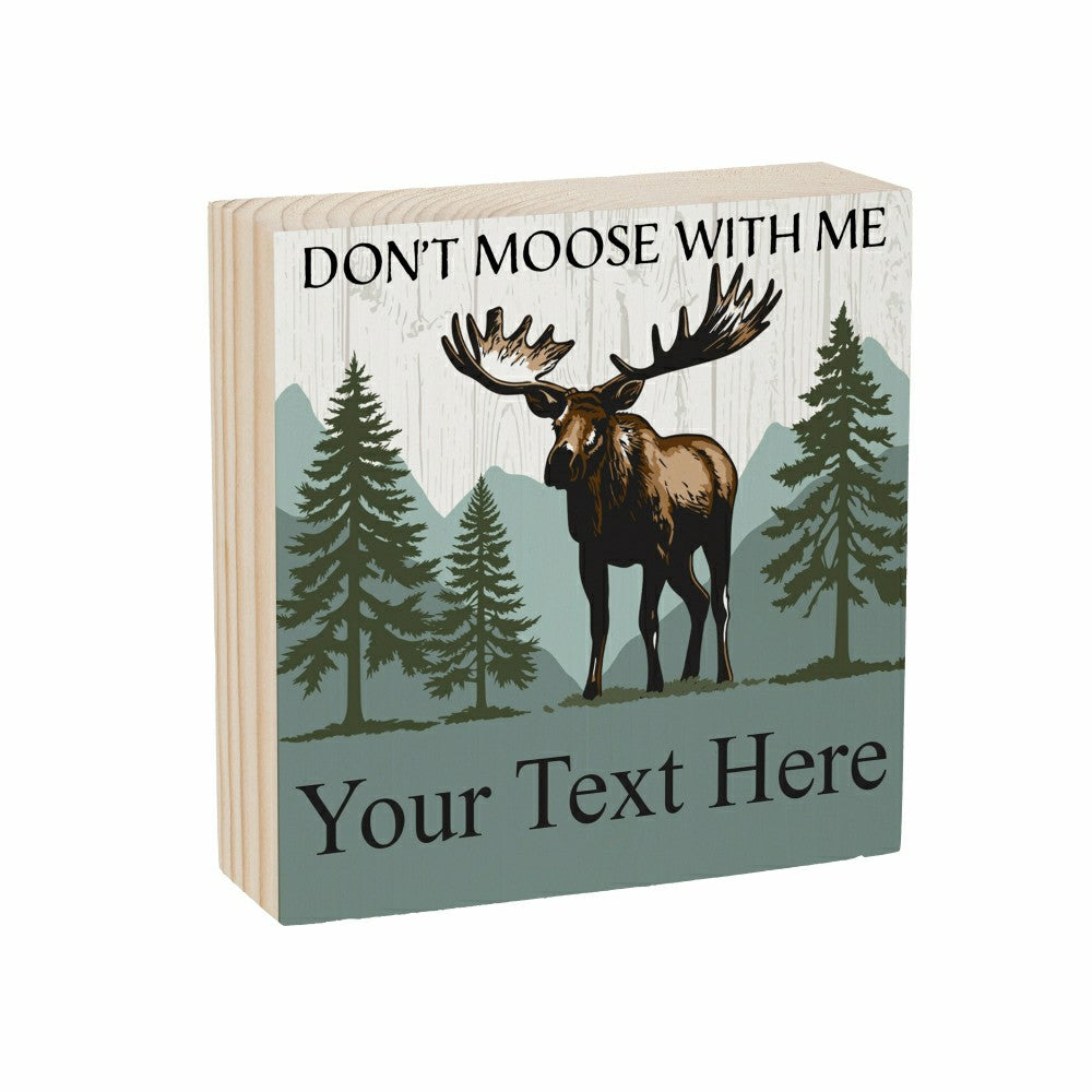 Northwoods PNW Outdoor Sentiments Mini Plock (6"x6”x1.9“) | Plow & Hearth