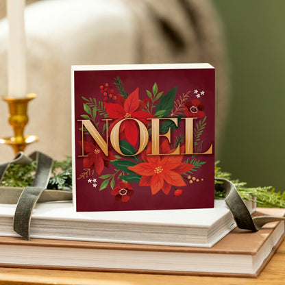 Sign Plock, "NOEL", 6"x6” | Plow & Hearth