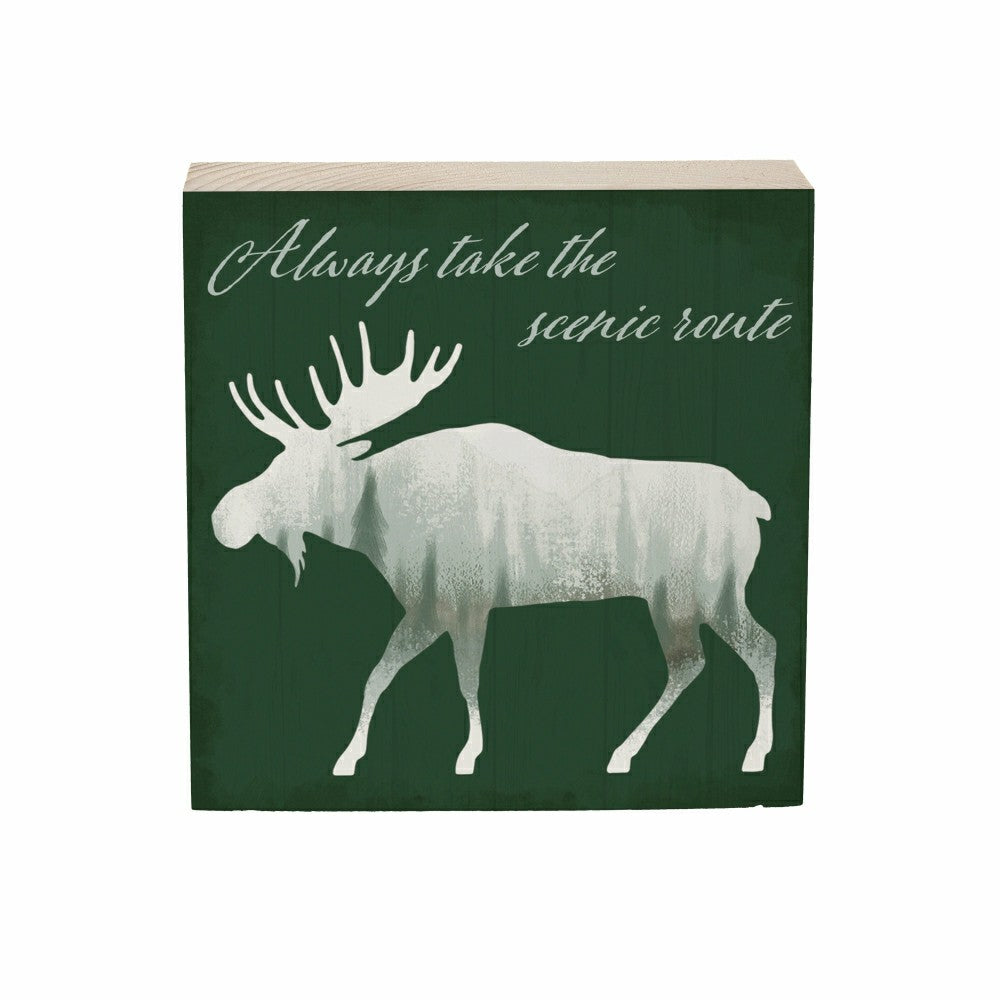 Northwoods PNW Outdoor Sentiments Mini Plock (6"x6”x1.9“) | Plow & Hearth