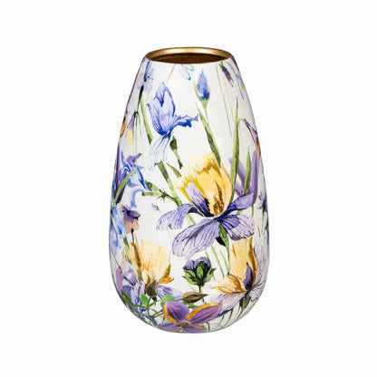 Golden Lilac Metal Vase Set | Plow & Hearth