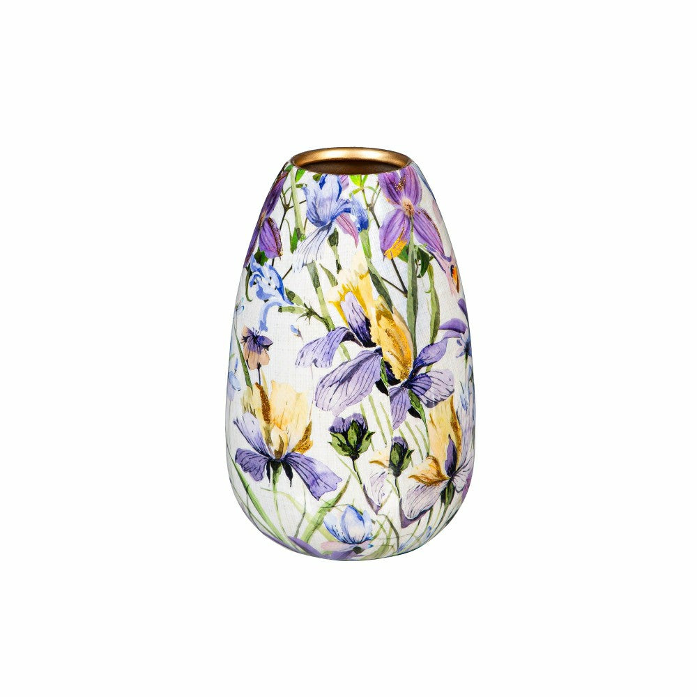 Golden Lilac Metal Vase Set | Plow & Hearth