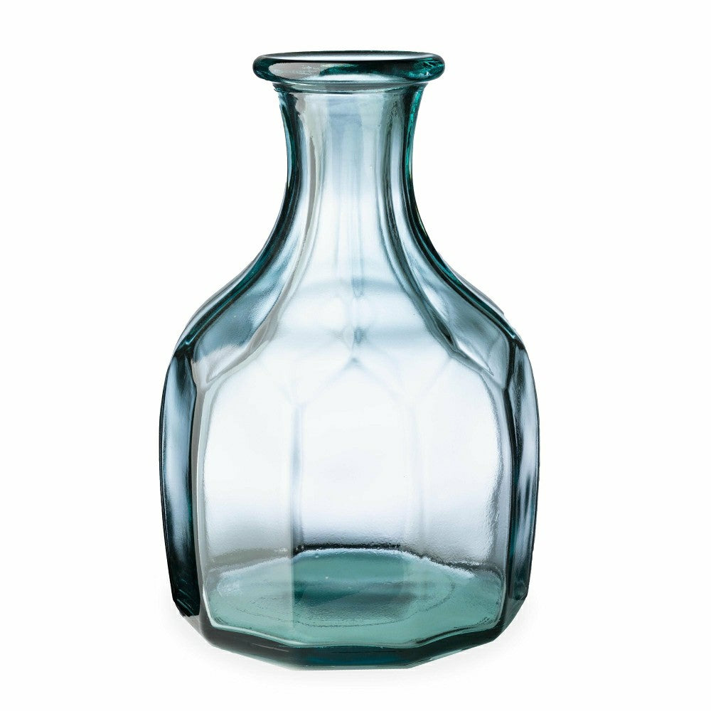 Zeta Geometric Recycled Glass Vase | Plow & Hearth