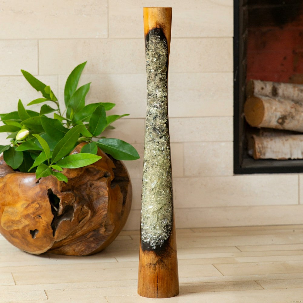 RESIN&WOOD CNDLR TL | Plow & Hearth