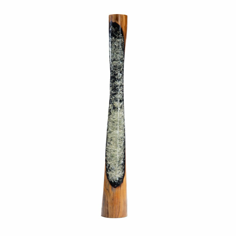 Small Wood & Resin Vase | Plow & Hearth