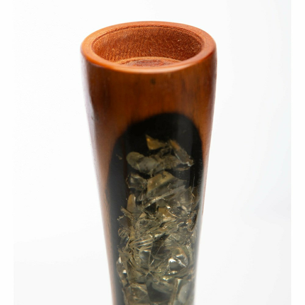 Small Wood & Resin Vase | Plow & Hearth