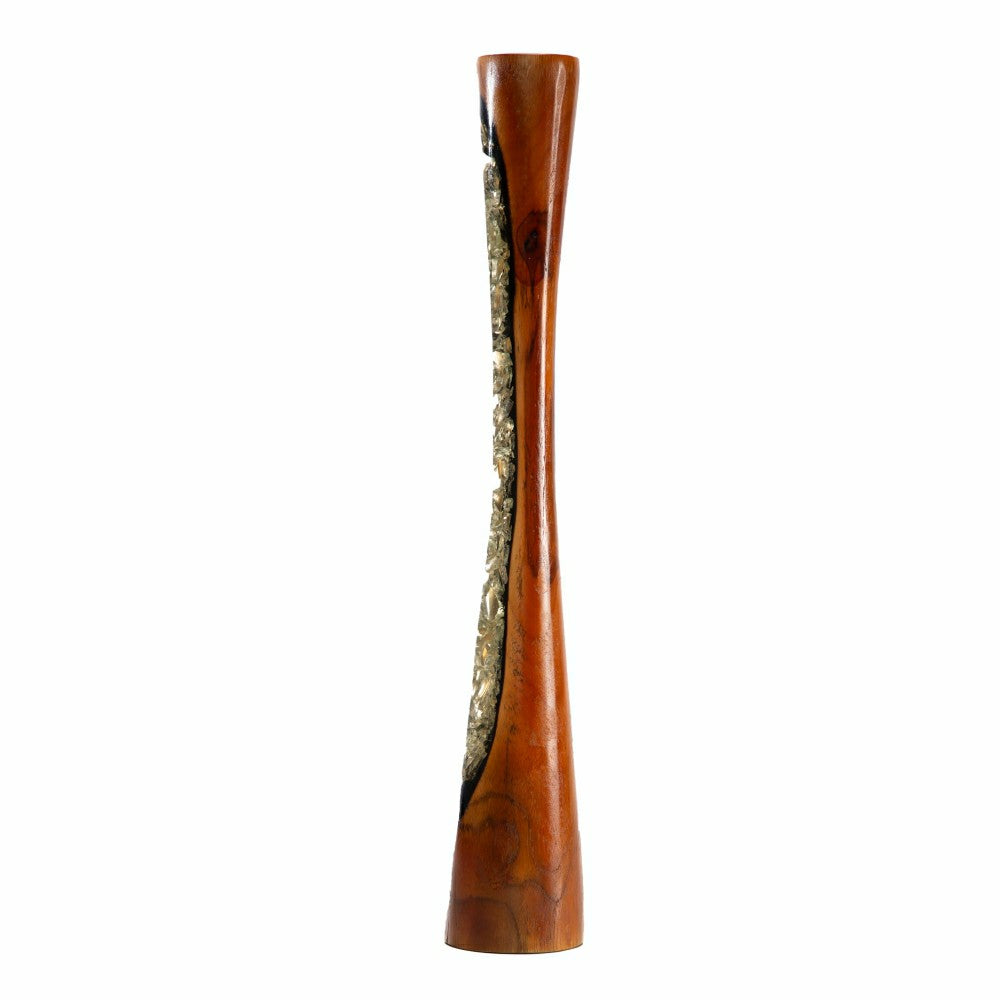 Small Wood & Resin Vase | Plow & Hearth