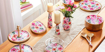 Pastels of Nature Metal Vase Set | Plow & Hearth