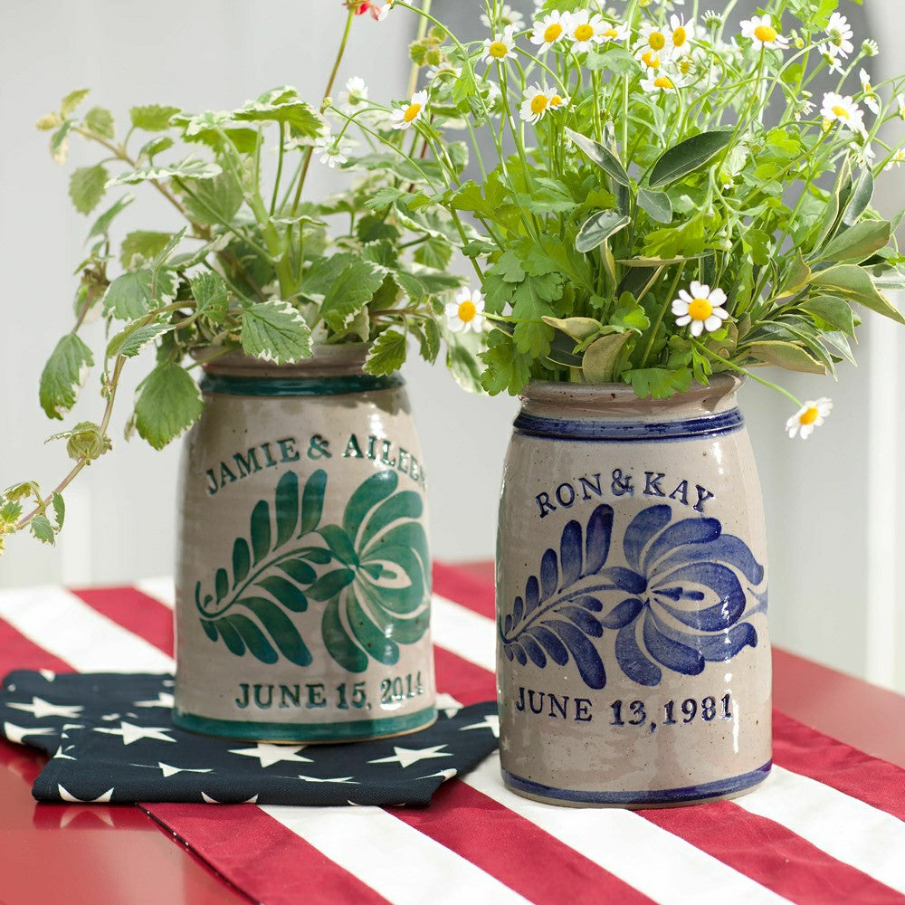 Personalized Wedding Crock | Plow & Hearth