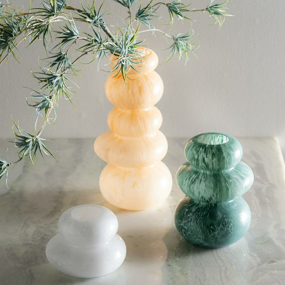Cairn Glass Vases, Set of 3 | Plow & Hearth