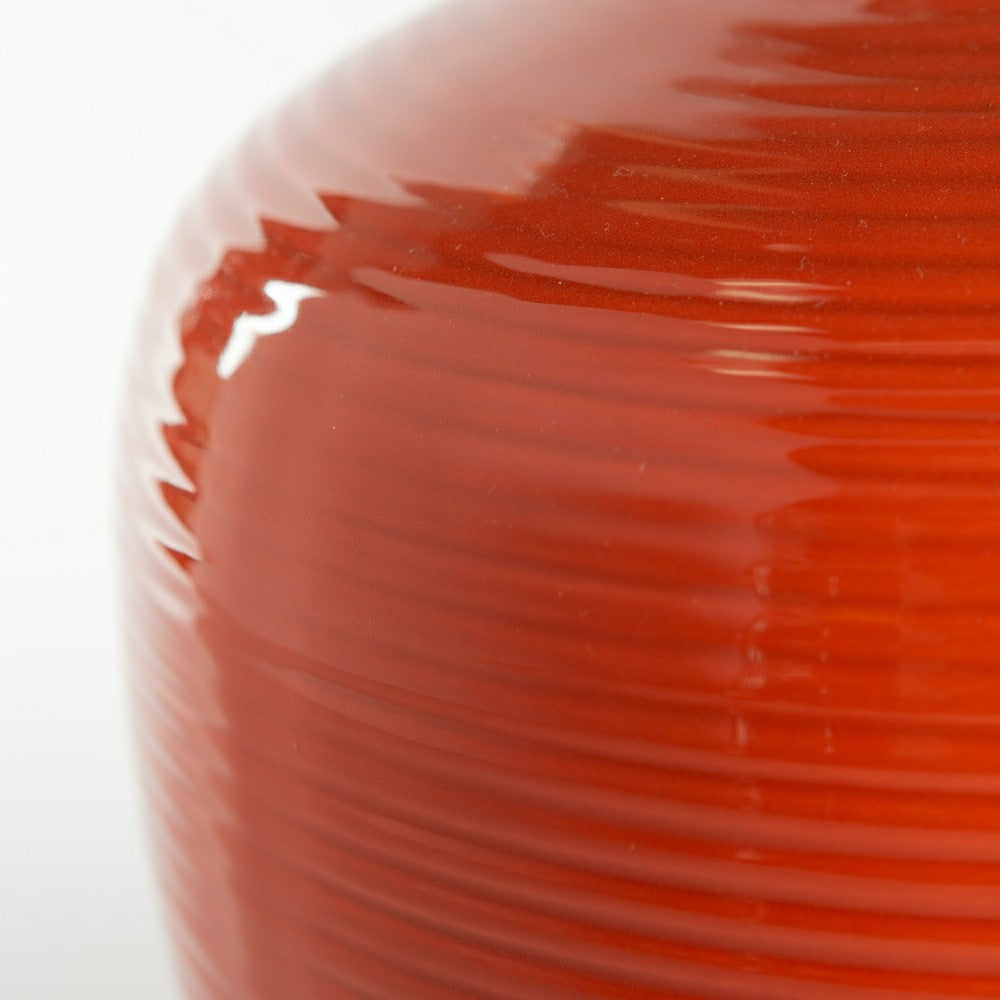 Handmade Small Round Clay Alexandria Vase | Plow & Hearth