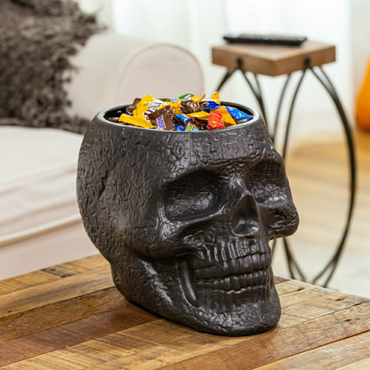 Skull shaped planter pot, 11"x 16"x 11.5" | Plow & Hearth