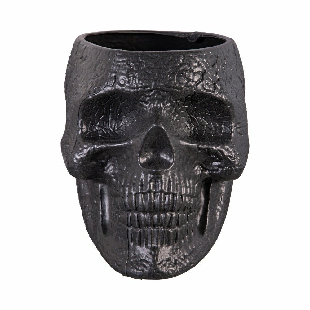 Skull shaped planter pot, 11"x 16"x 11.5" | Plow & Hearth