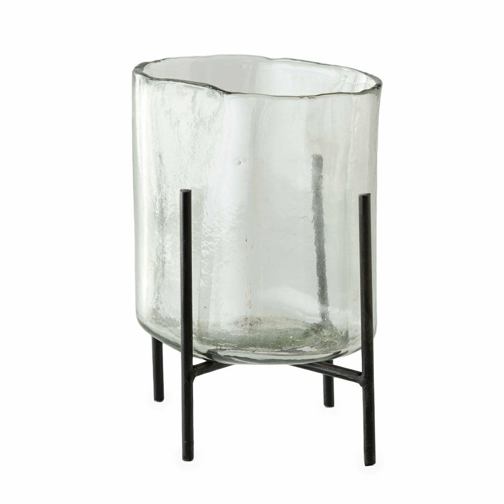 Small Oval Glass Stand | Plow & Hearth