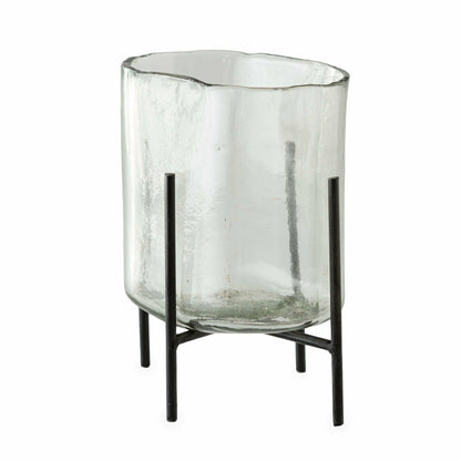 Small Oval Glass Stand | Plow & Hearth