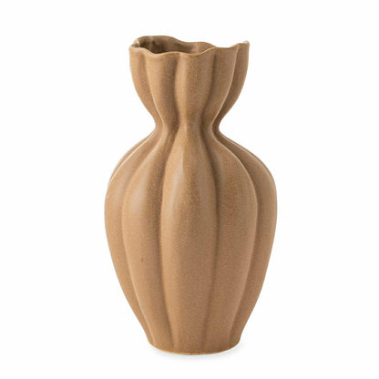 11" Textured Stoneware Vase | Plow & Hearth