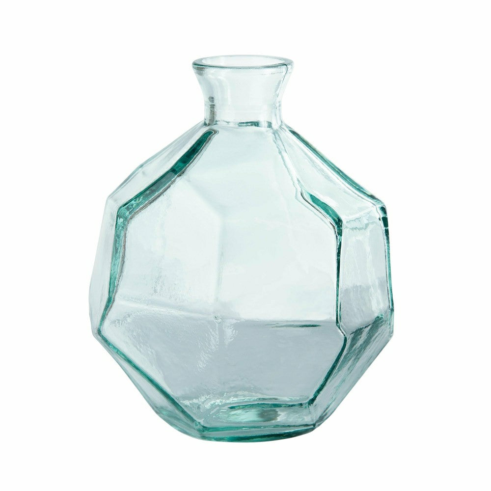 Spanish Origami Recycled Glass Vase | Plow & Hearth
